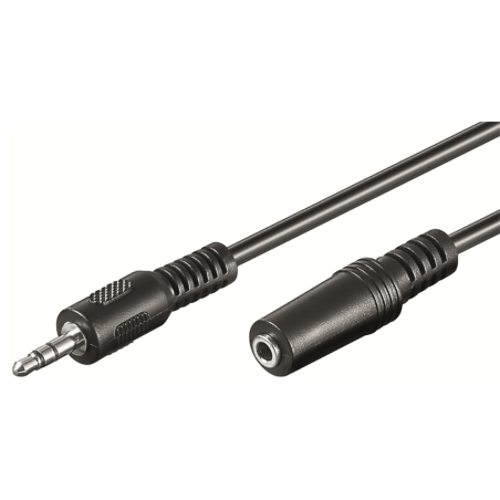 CABLE AUDIO ESTEREO EWENT JACK 35mm MACHO A 35mm HEMBRA 3m