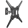 SOPORTE AISENS PARED GIRATORIO INCLINABLE MONITOR TV 30KG 23 55 NEGRO