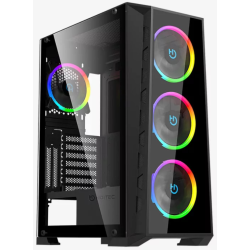 CAJA ATX HIDITEC MH12 GLASS ARGB USB 31 TYPE C