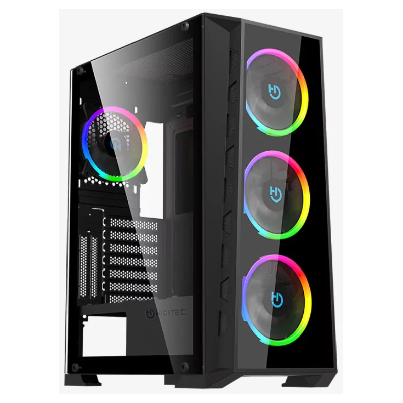 CAJA ATX HIDITEC MH12 GLASS ARGB USB 31 TYPE C