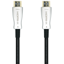 CABLE HDMI AISENS V20 OPTICO ACTIVO AOC 4K60HZ M M 20M NEGRO