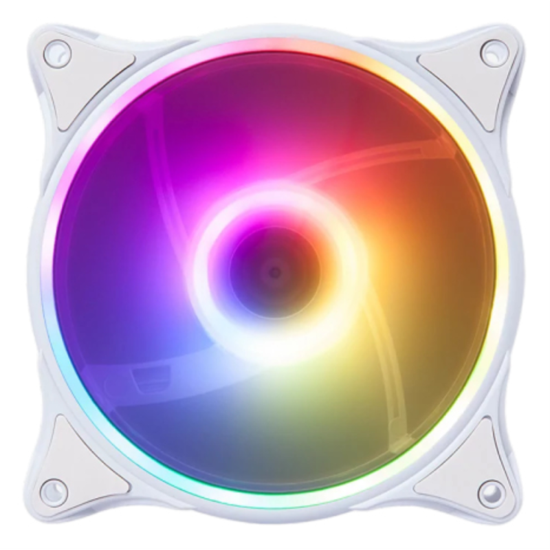 VENTILADOR HIDITEC GAMING ARGB N18 ARGB WHITE 120MM