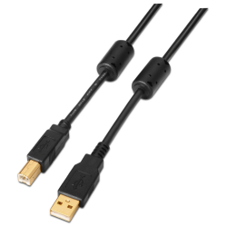 CABLE AISENS USB 20 IMPRESORA ALTA CALIDAD FERRITA A M B M 30M