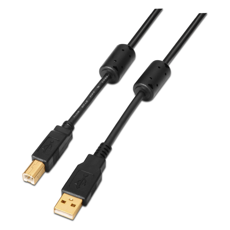 CABLE AISENS USB 20 IMPRESORA ALTA CALIDAD FERRITA A M B M 30M