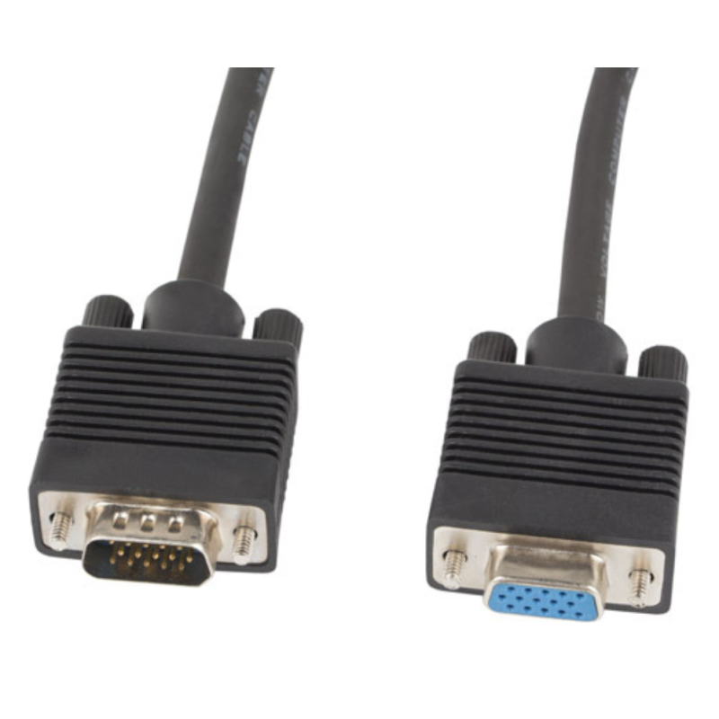 CABLE VGA LANBERG MACHO HEMBRA FERRITA NEGRO 3 M