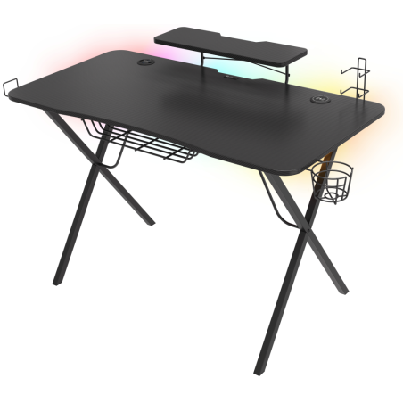 MESA GAMING GENESIS HOLM 300 RGB NEGRO CARBONO