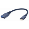 ADAPTADOR GEMBIRD USB C A OTG CM AF GRIS ESPACIAL