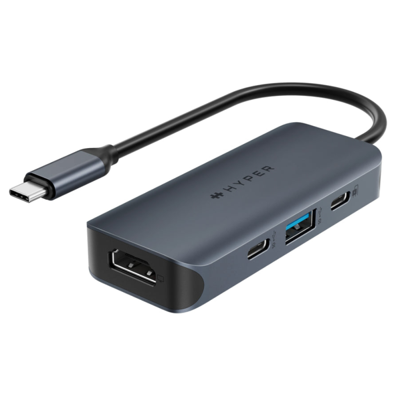 HYPER DRIVE ECOSMART GEN2 UNIVERSAL USB C 4 IN 1 HUB W 100 W PD POWER