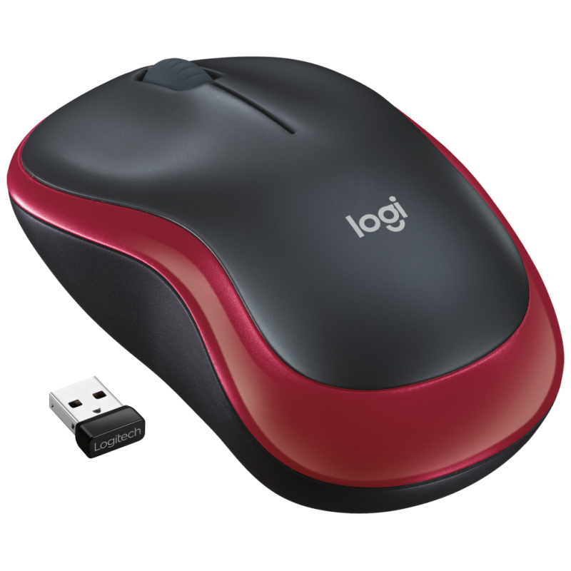 RATON LOGITECH M185 RF INALAMBRICO ROJO