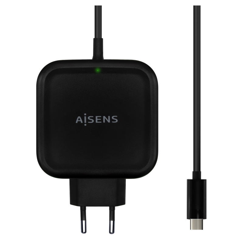 CARGADOR AISENS 65W PD30 QC30 1XUSB C 12M NEGRO