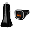 CARGADOR DE COCHE AISENS 38W1xUSB C PD30 20W1xUSB A QC30 18W NEGRO