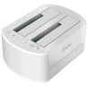 ESTACION DOCKING AISENS DOBLE ASDS D02W SATA 25 35 A USB 30 31 GEN1 CLONE