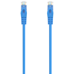 CABLE RED AISENS LATIGUILLO RJ45 LSZH CAT6A UTP AWG24 30CM AZUL