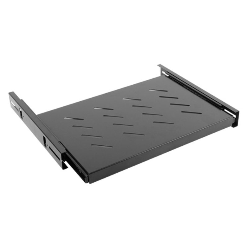 BANDEJA LANBERG DESLIZANTE 1U 465x347MM HASTA 60KG RACK DE 19 NEGRO