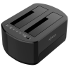 ESTACION DOCKING AISENS DOBLE ASDS D03B SATA 25 35 A USB 30 31 GEN1 CLONE