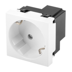ROSETA PARED LANBERG 230V SCHUKO 16A TOOL LESS BLANCO