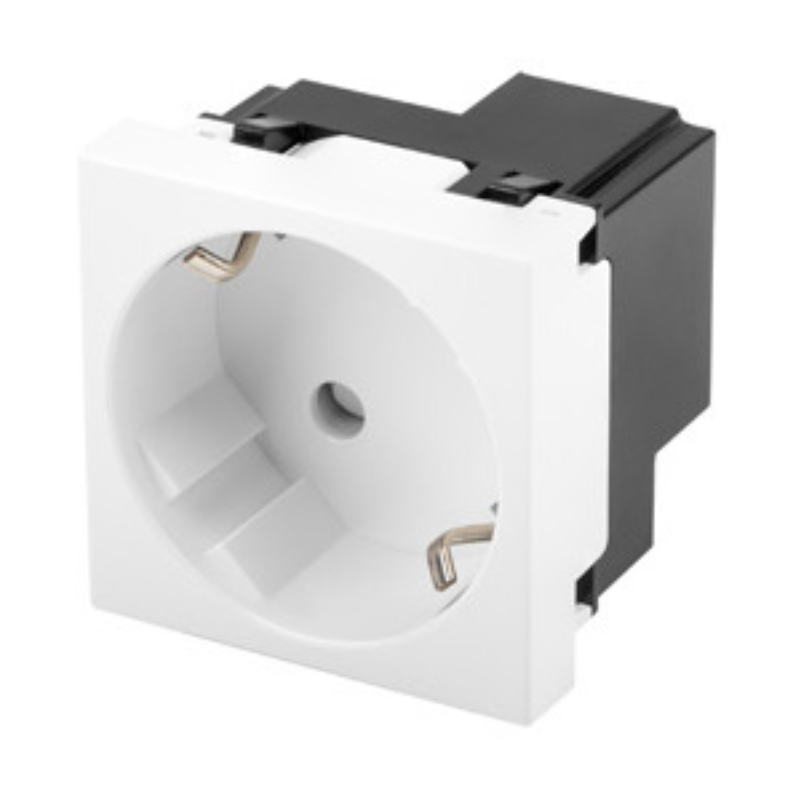 ROSETA PARED LANBERG 230V SCHUKO 16A TOOL LESS BLANCO