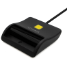 LECTOR DNI TARJETAS AISENS TARJETA INTELIGENTE DNI USB C NEGRO