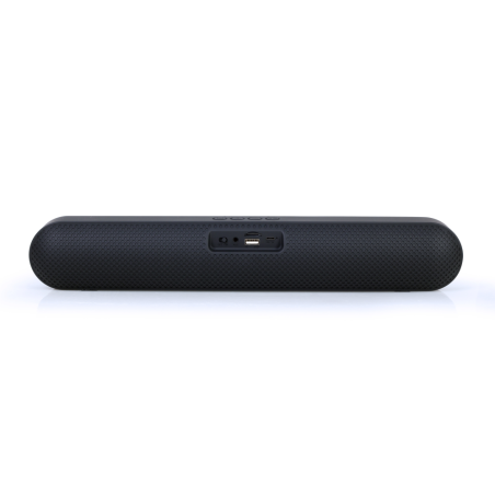 BARRA DE SONIDO GEMBIRDBLUETOOTH CON EFECTO DE LUZ LED NEGRA