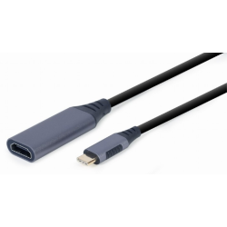 ADAPTADOR DE PANTALLA GEMBIRD USB TIPO C A HDMI GRIS ESPACIAL