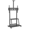 SOPORTE SUELO AISENS RUEDA BANDEJA DVD CAMARA MONITOR TV 37 100