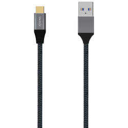 CABLE AISENS USB 31 GEN2 ALUMINIO 10GBPS 3A USB C M A M 10M NEGRO