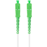 CABLE DE FIBRAOPTICA LANBERG 20M MONO SC APC SC APC SIMPLEX G657B3 LSZH BLANC