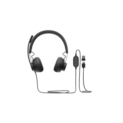 LOGITECH ZONE WIRED GRAPHITE EMEA ACCSCON CERTIFICACION MS TEAM