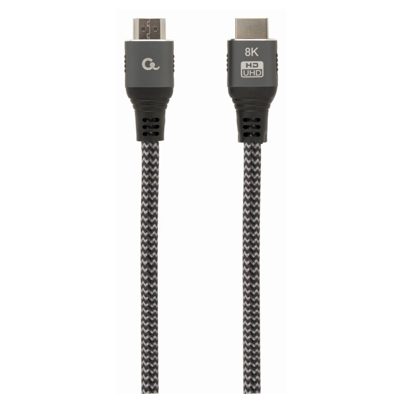 CABLE TRENZADO HDMI 21 8K 60HZ GEMBIRD SELECT PLUS SERIES CON ETHERNET 2M NEGRO
