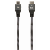 CABLE TRENZADO HDMI 21 8K 60HZ GEMBIRD SELECT PLUS SERIES CON ETHERNET 2M NEGRO