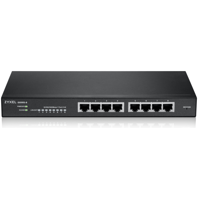 SWICTH ZYXEL 8P GBE SMART HYBRID SWITCH