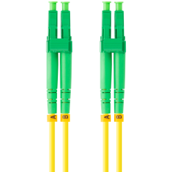 CABLE DE FIBRAOPTICA LANBERG 3M MONO LC APC LC APC DUPLEX G657A1 LSZH AMARILL