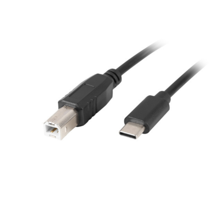 CABLE USB LANBERG USB C M A USB B M 20 FERRITA 3M NEGRO