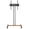 SOPORTE MONITOR AISENS SUELO CON RUEDAS MONITOR TV 35KG 32 55 NEGRO