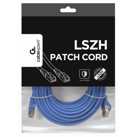 CABLE RED S FTP GEMBIRD CAT 6A LSZH AZUL 10 M