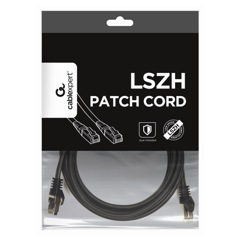 CABLE RED S FTP GEMBIRD CAT 6A LSZH NEGRO 3M