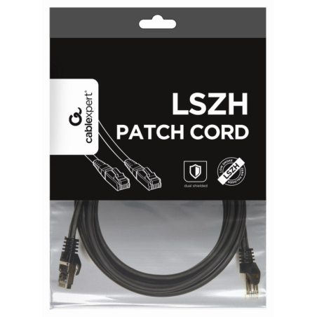 CABLE RED S FTP GEMBIRD CAT 6A LSZH NEGRO 3M
