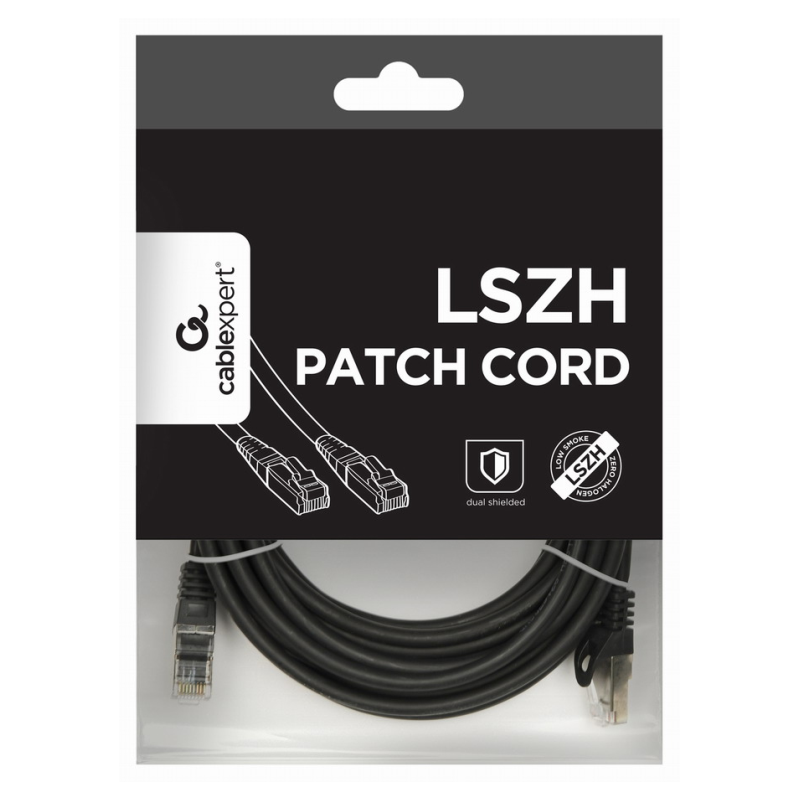 CABLE RED S FTP GEMBIRD CAT 6A LSZH NEGRO 5M