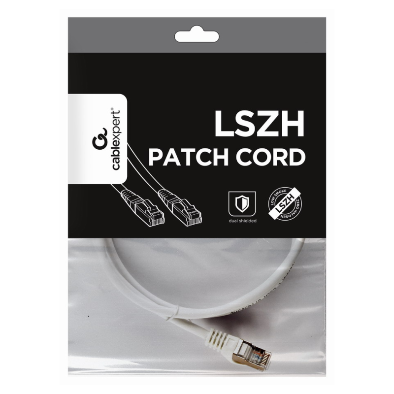 CABLE RED S FTP GEMBIRD CAT 6A LSZH BLANCO 1 M