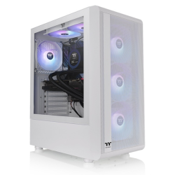 CAJA THERMALTAKE S200 TG ATX 2XUSB 30 ARGB SIN FUENTE BLANCO