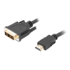 CABLE HDMI LANBERG MACHO DVI D 181 MACHO SINGLE LINK 3M NEGRO