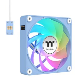 VENTILADOR INV MAGNETICO CAJA THERMALTAKE CT120 EX ARGB 3XVENT AZUL HYDRANGEA