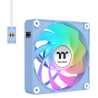 VENTILADOR INV MAGNETICO CAJA THERMALTAKE CT120 EX ARGB 3XVENT AZUL HYDRANGEA