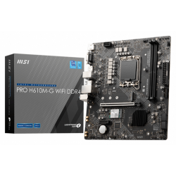 PLACA BASE MSI PRO H610M G WIFI 1700 MATX 2XDDR4