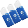 USB 31 HP 64GB X755W PACK DE 3 AZUL