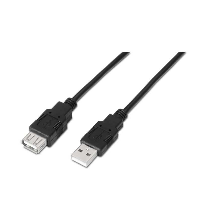 CABLE AISENS USB 20 TIPO A M A H NEGRO 30M