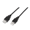 CABLE AISENS USB 20 TIPO A M A H NEGRO 30M