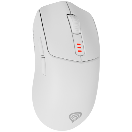 RATON GAMING GENESIS ZIRCON 500 INALAMBRICO CABLE SENSOR PMW3325 10000 DPI WH