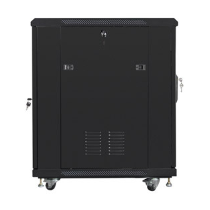 ARMARIO RACK LANBERG 19 15U 600X800 FLAT PACK NEGRO PUERTA MALLA