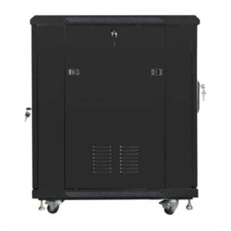ARMARIO RACK LANBERG 19 15U 600X800 FLAT PACK NEGRO PUERTA MALLA